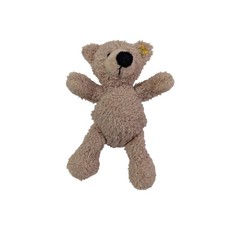 steiff mini teddy bear keychain 4 inch tan plush authentic button in ear