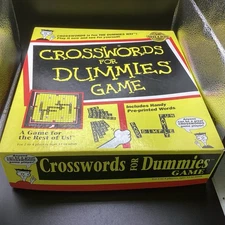 Vintage Pressman Crosswords for Dummies Game 1998