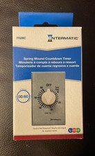 Intermatic FF60MC 60 Minute Spring Wound Countdown Timer Adjustable Auto Shutoff