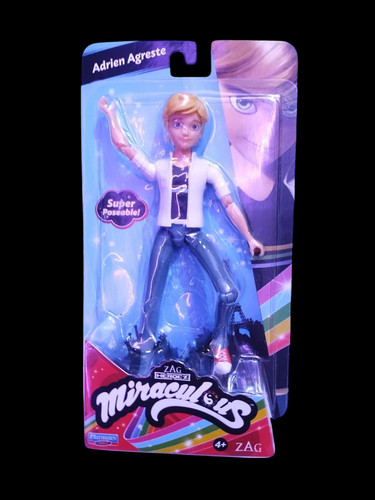 Miraculous Adrien Agreste Cat Noir 6" Zag Action Figure Playmates Toys