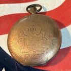 Dug Civil War 💥 🇺🇸 💣 Or Later Wonderful Pocket Watch Case Engraved PH LA