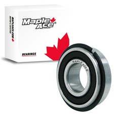 6201-2RSNR Ball Bearing w/Snap Ring 12x32x10mm 6201 2RSNR Rubber Sealed Qty 1 