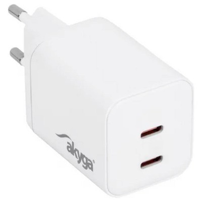 Akyga USB Ladegerät 45 W USB-C  Weiß