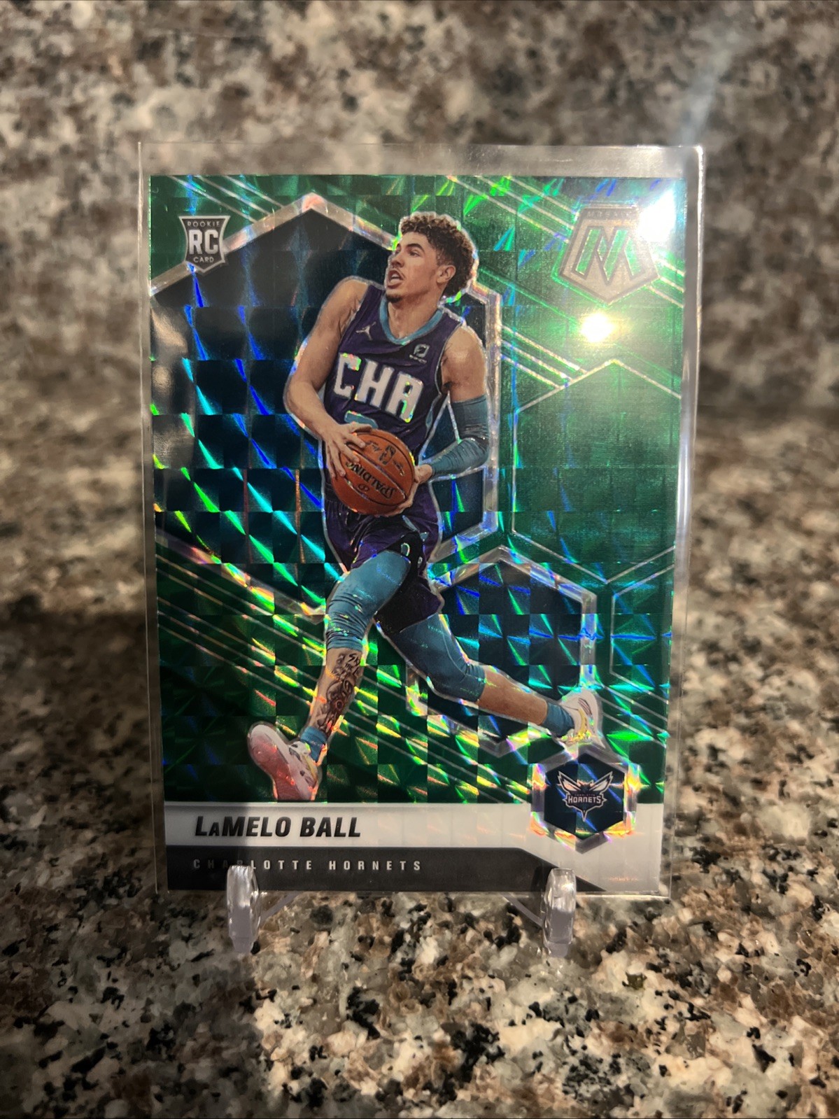 【49枚限定!!PSA9】Lamelo Ball RC Mosaic Prizm 2021-22 Panini Mosaic #25 LaMelo Ball Green | eBay