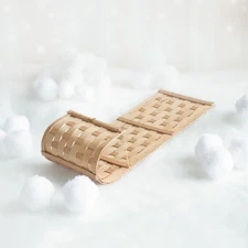 Dresden & Company WOVEN TOBOGGAN SLED - CHRISTMAS - 2025 - Longaberger Weavers