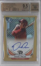 2014 Bowman Chrome Prospect Gold Refractor 24/50 Daniel Palka BGS 9.5 Auto 7i2