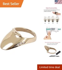 Archery Thumb Ring Brass Handcrafted Archery Finger Guard for Hunting Shooting