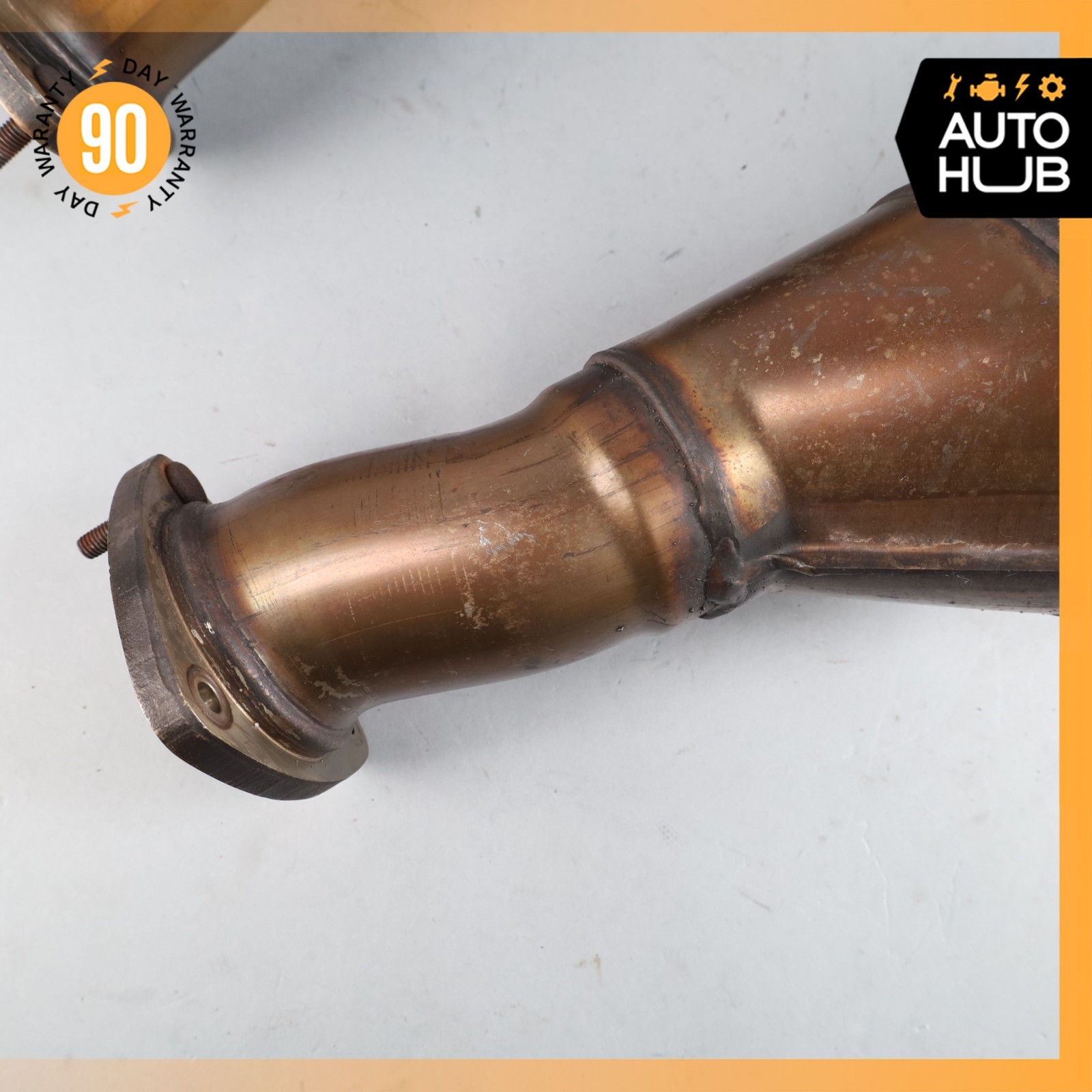 11-17 Aston Martin V8 Vantage 4.7L V8 Exhaust Downpipe Set BG335E211AA OEM 26k