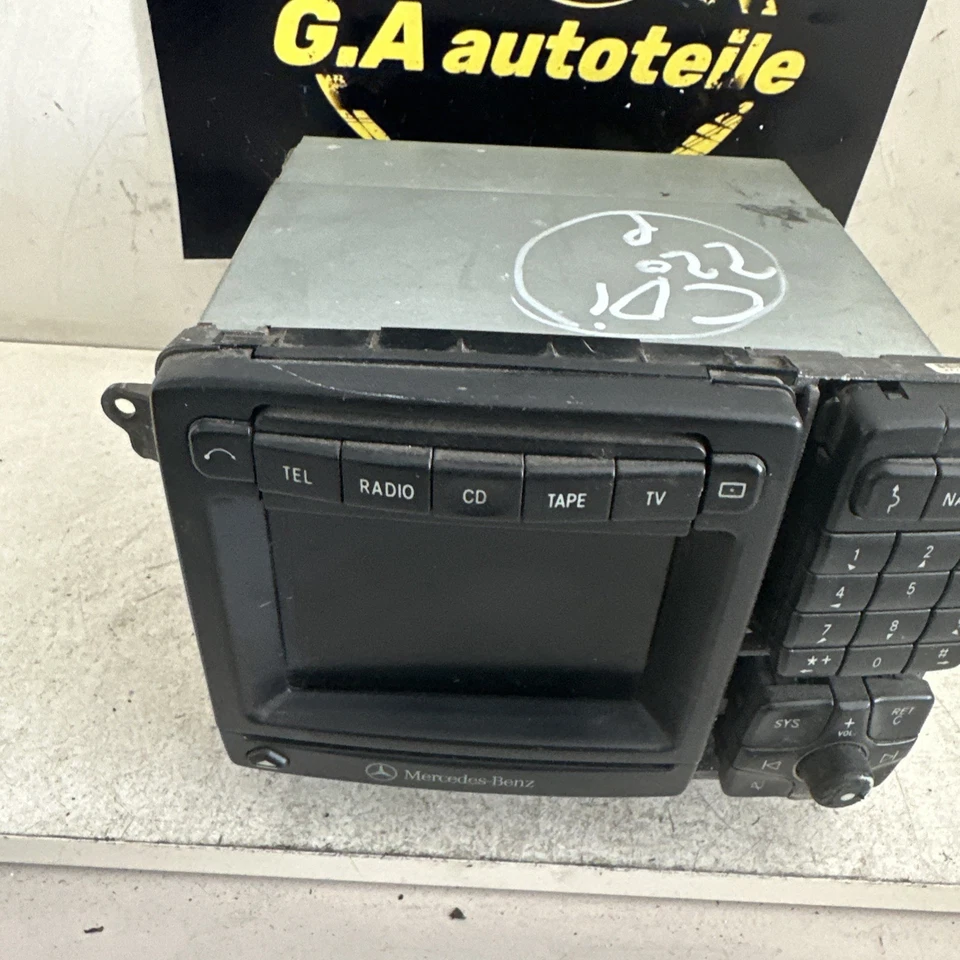 S13* Mercedes W220 Anzeigeeinheit Radio Navi Command A2208200389 2208200389 - Bild 4 von 4