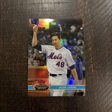 2021 Stadium Club Chrome #167 Jacob deGrom 1991 Design Variation - New York Mets