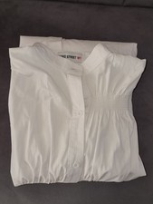 Bond Street W1 white asymmetric dress/shirt one size