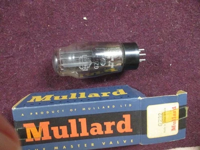 Mullard GZ32 tube. Hickok tested 90/92, chart min good is 54/54. Code R71 B6D - Image 1 of 4