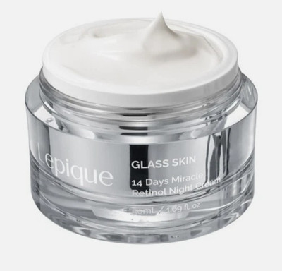 LEPIQUE Glass Skin 14Days Miracle Retinol Night Cream 50mL. New In Box