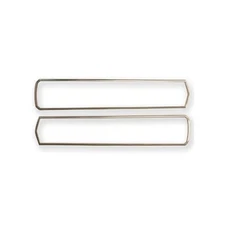 Scott Drake S7MS-13489 67 Fits Ford Shelby Tail Light Bezels, Satin