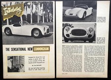 1951 Cunningham C-2R Sports Car Review Tom McCahill Roadtest & Aston-Martin