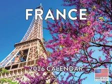 France Calendar 2026 Monthly Wall Calender 12 Month