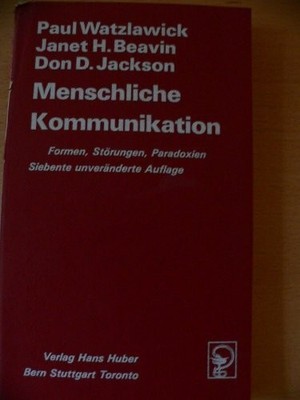 Menschliche Kommunikation Buch Hogrefe AG