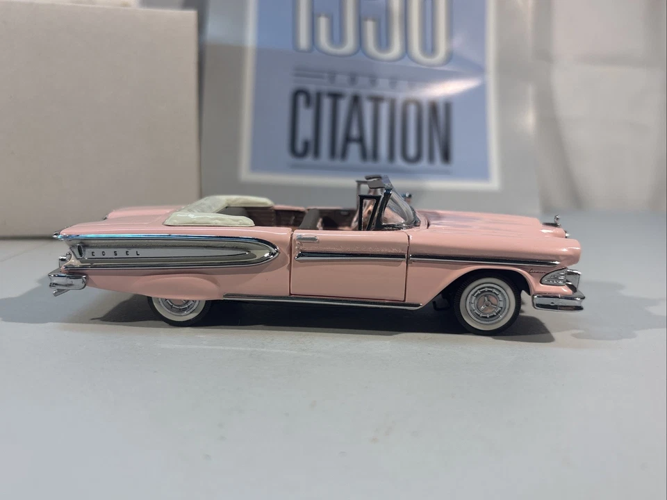 Franklin Mint 1987 Precision Models 1958 Ford Edsel Citation Die-Cast 1/43 Scale - Image 4 of 4