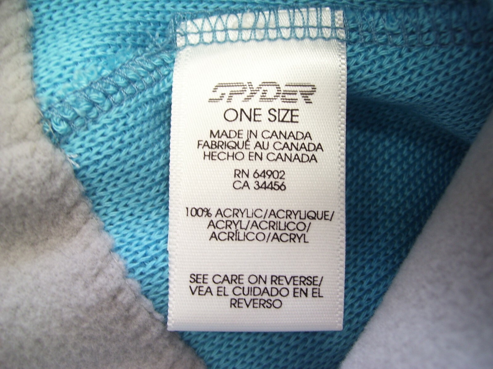 SPYDER BITSY BEANIE WINTER BOYS GIRLS KIDS SNOWBOARDING SKIING ONE SIZE BLUE image 6