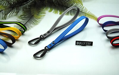 Hundeleine Kurzführer gummiert 20mm TWIST LOCK Sicherheitshaken IGP grip