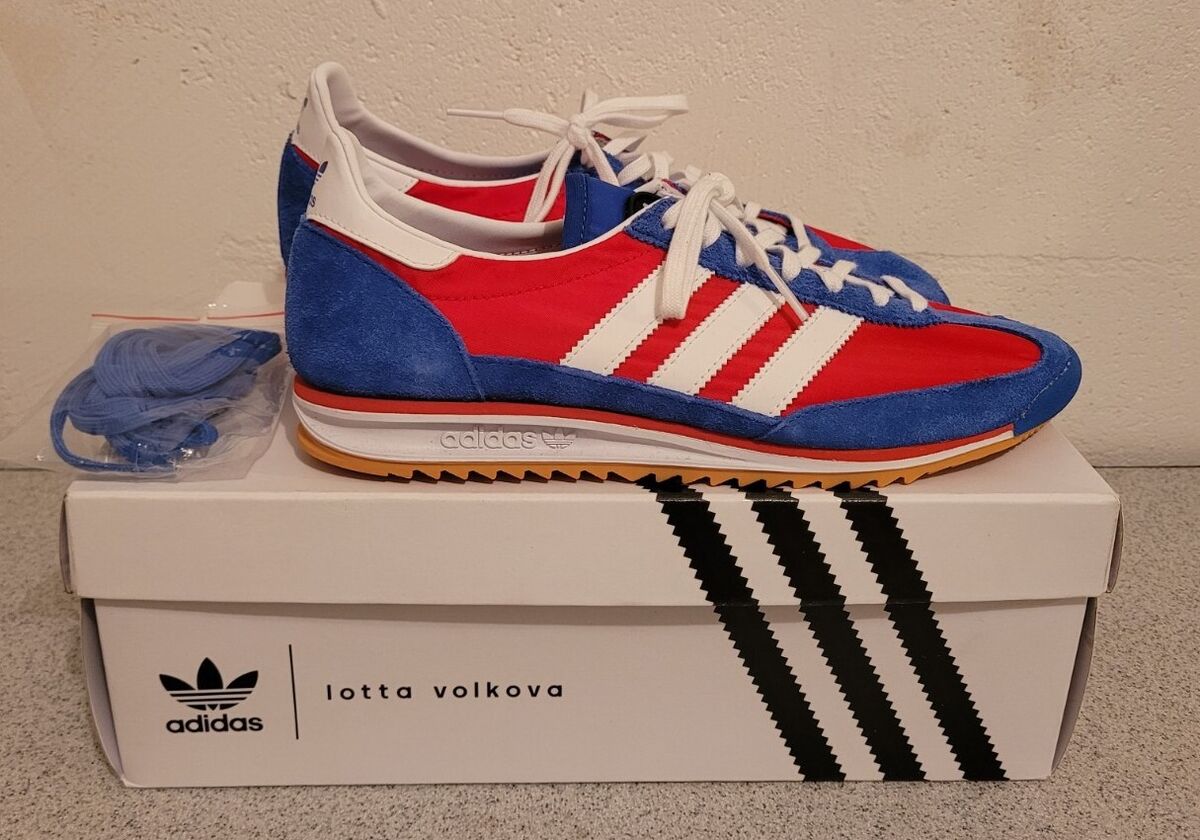 Mierda cubrir Vacante Adidas SL 72 Lotta Volkova X Womens 7 Sneakers FV6612 Red Running Trainers  NIB | eBay