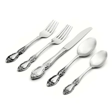 Oneida Louisiana 45 Piece Fine Flatware Set 18/10 Stainless  Assorted Styles 