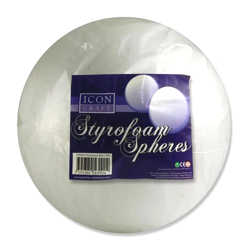 Styrofoam Balls Modelling Polystyrene Sweet Tree Sphere 250mm Solid - Image 2 of 4