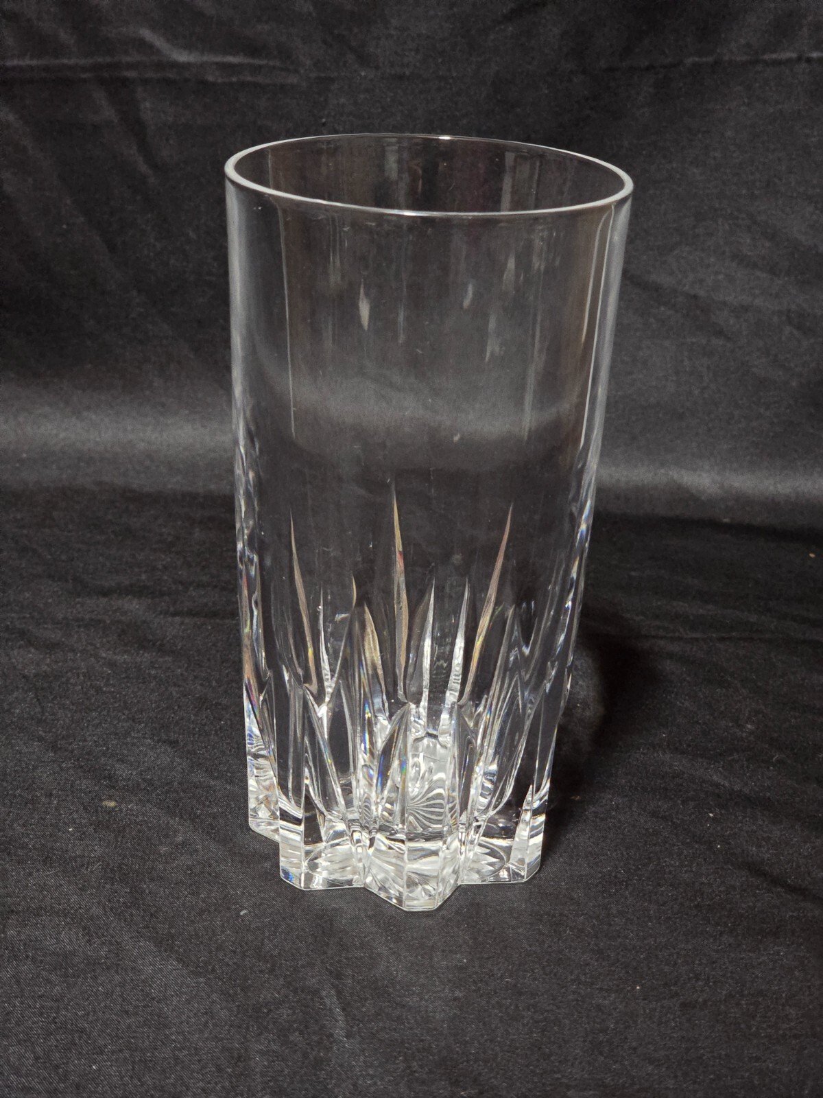 Vintage ROYAL CRYSTAL ROCK 6" Iced Tea Beverage Glass GALA Pattern - Set Of 4