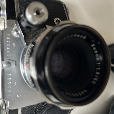 EXAKTA VAREX IIB 35mm SLR WITH CARL ZEISS f2 PANCOLAR ZEBRA LENS