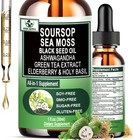 <!--F#f_0-->Soursop 10000mg, Soursop Bitters Liquid with Sea Moss Black Seed Oil Green Te...<!--F/-->