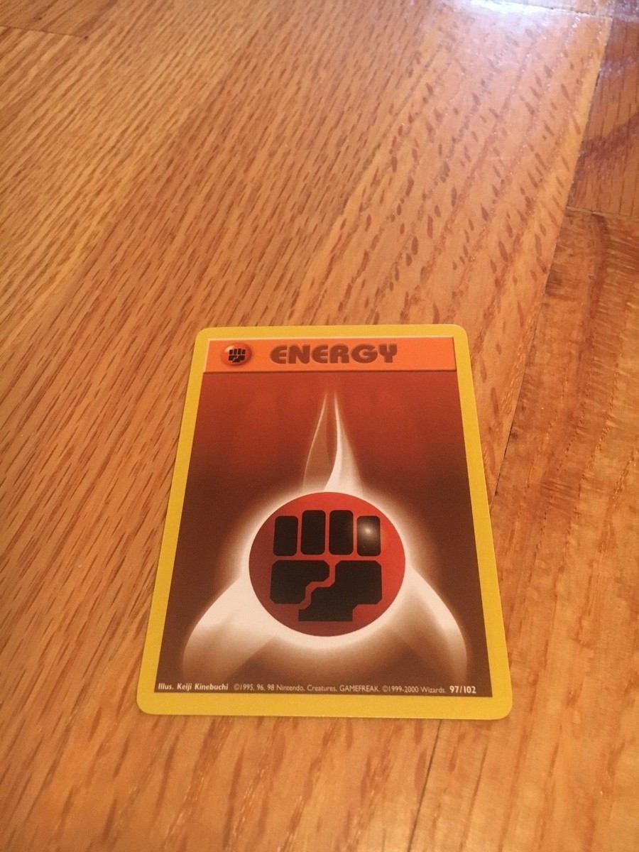 Orange Energy Card 97/102 Pokémon Card, New | eBay
