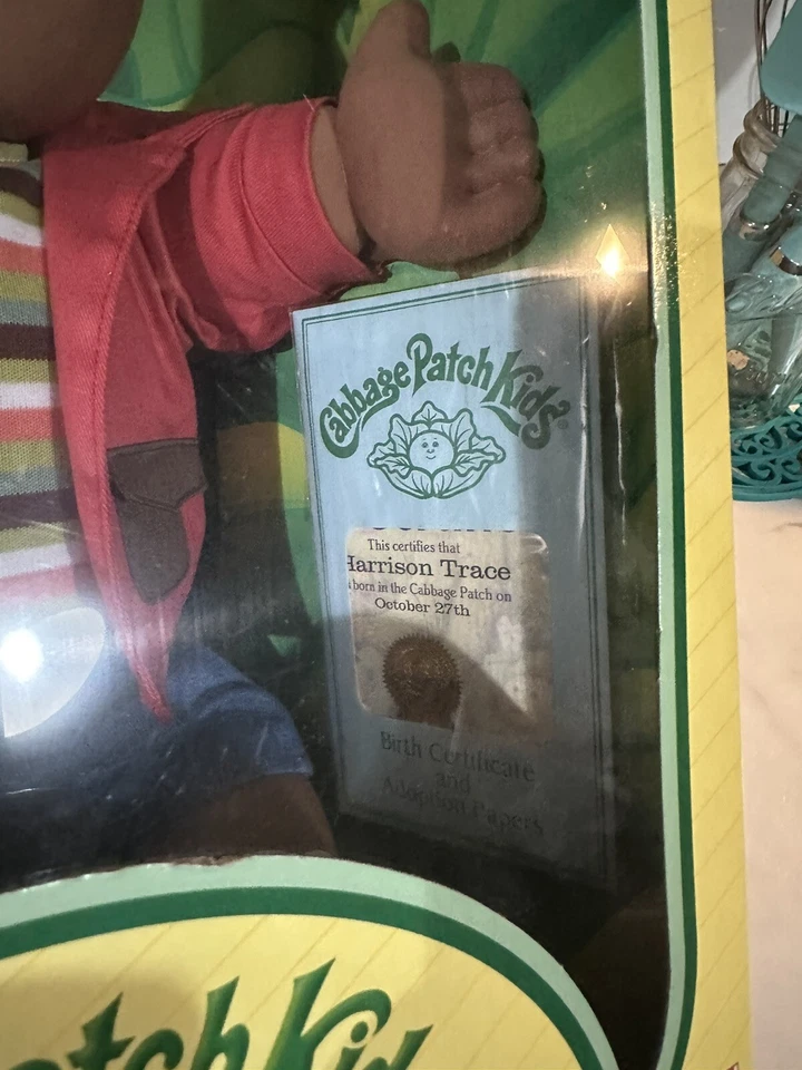Raro 2004 Cabbage Patch Kid menino afro-americano Harrison Trace 27 de outubro - Imagem 3 de 4