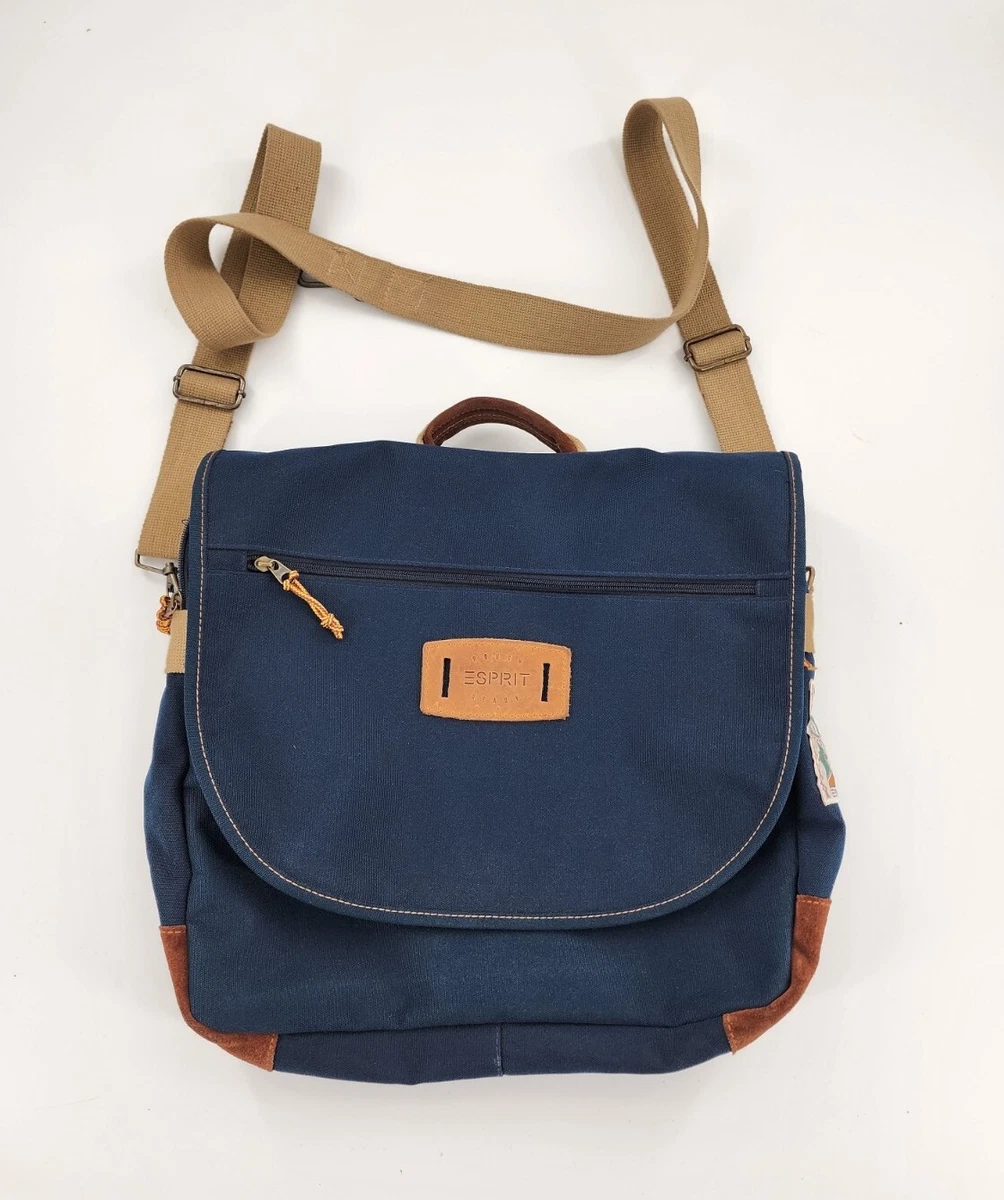 navy blue messenger