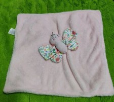 Carters Butterfly Pink Baby Lovey Just One You Plush Security Blanket