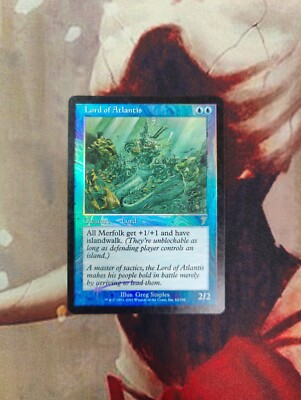 MTG 7ED Foil Lord of Atlantis, Magic the Gathering Seventh Edition