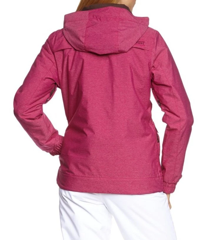 Protest Clipper Snow Jacket in Orchid Pink - Image 2 of 2
