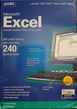 Learn2 Microsoft Excel includes versions 2003/XP/2000 Fundentals to Advanced