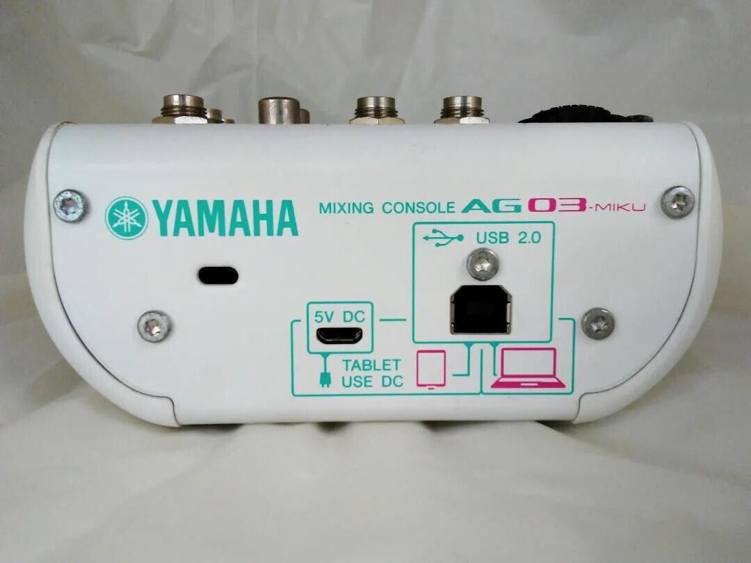 YAMAHA Hatsune Miku AG03-MIKU Webcasting Mixer 3-Channel YAMAHA Hatsune Miku AG03-MIKU Webcasting Mixer 3-Channel