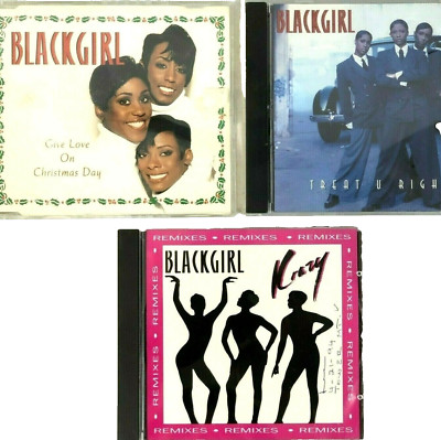 BlackGirl 3 CD Bundle Treat U Right Krazy Remixes Love Christmas Day 1994