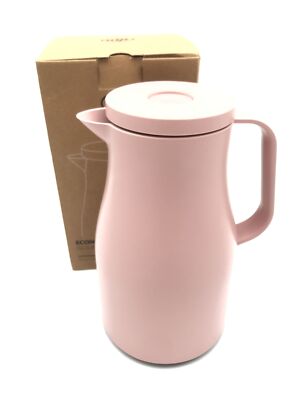 alfi ECONSCIOUS 1,0l Isolierkanne, Bio-Kunststoff, BPA-frei, Druckknopf