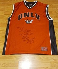 UNLV SIGNED JERSEY DAVID BUTLER 1990-91 NCAA CHAMPS & 1989-90 BIG WEST CHAMPS 