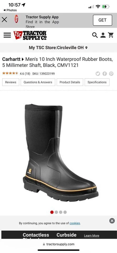 Carhartt boots cheap tractor supply