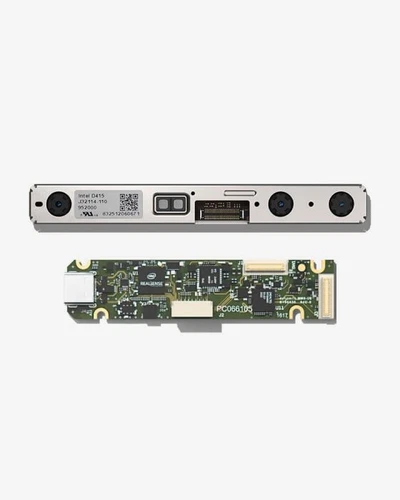 Barebone Intel RealSense Depth Module D415 + D4 Board + 100mm Flex Ribbon Cable