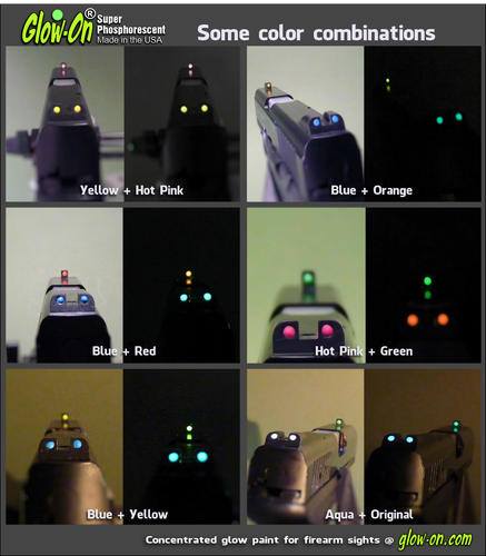 Glow-On YELLOW Glow Paint For Gun Sights, Fishing Lures, 4.6 ml Vial, Bright - Picture 6 of 12