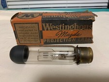 Vintage Westinghouse Mazda Projection Lamp 300W 120V T10 Bulb 2 CC8 Fil w/ Box