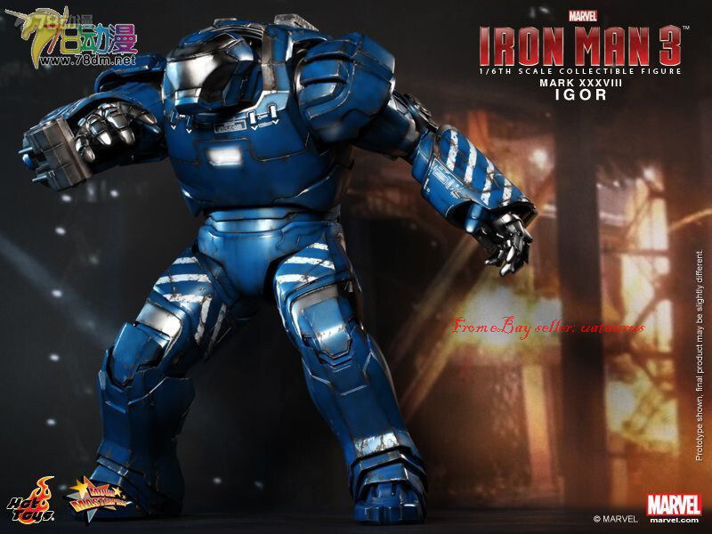 Perfect Hot Toys 1/6 Mms215 Iron Man 3 Igor (Mark 38) In Perfect Hot Toys 1/6 Mms215 Iron Man 3 Igor (Mark 38) In