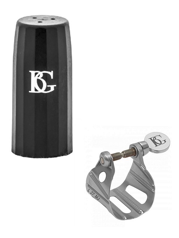 Legatura e copribocchino per Sax Tenore/Alto BG L27MJ Universal Jazz Silver plat