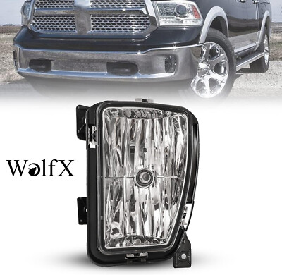 Left Side Fog Light For 2013 2014 2015 2016 2017 2018 Dodge Ram 1500 Clear Lens