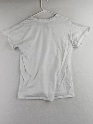 Greg Norman White Shark Logo Mens V-Neck T-shirt Size Small - Picture 6 of 8