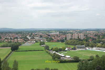 Photo 12x8 View of Worcester Cricket Ground and Playing Fields  c2012